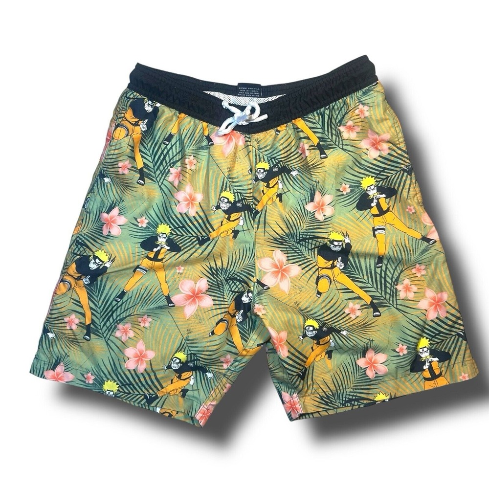 Naruto SMALL Elastic Waist‎ board Surf Swim Board Vacation Men Shorts